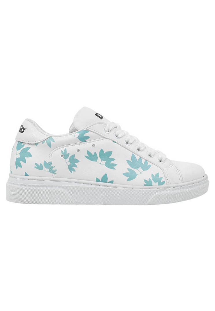 Детские Белые Кроссовки Унисекс из Веганской Кожи - Everything is Gonna Be Purrfect - 8