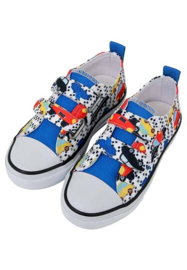 Детские Белые Кроссовки Unisex Vegan с Подсветкой на Липучках - Just Go Somewhere - 2