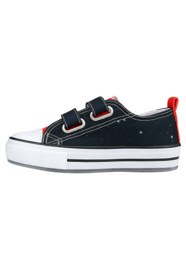Детские Черные Кроссовки Unisex Vegan с Подсветкой на Липучках - Paws on Taksim - 5