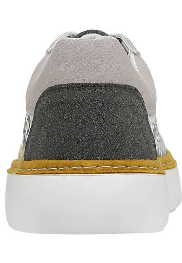 Erkek Vegan Deri Beyaz Sneakers - Warner Bros Batman Collage Tasarım - 5