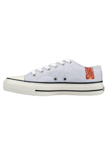 Erkek Vegan Gri Sneakers - Uptown Tigers Tasarım - 6