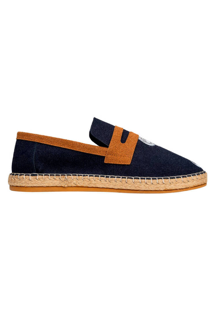 Erkek Vegan Lacivert Espadril - Uptown Tigers Navy Tasarım - 4