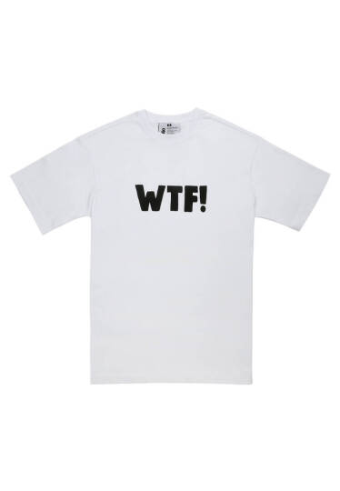 Футболка Унисекс из Веганских Материалов Белая - WTF