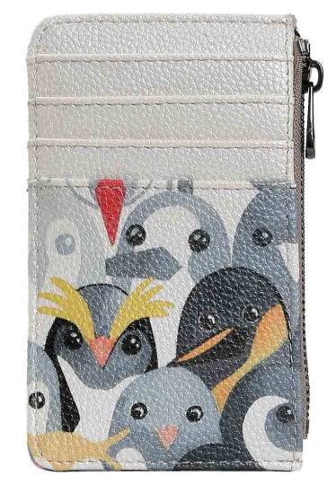 Kadın Gri Cüzdan - Penguins Tasarım - 2