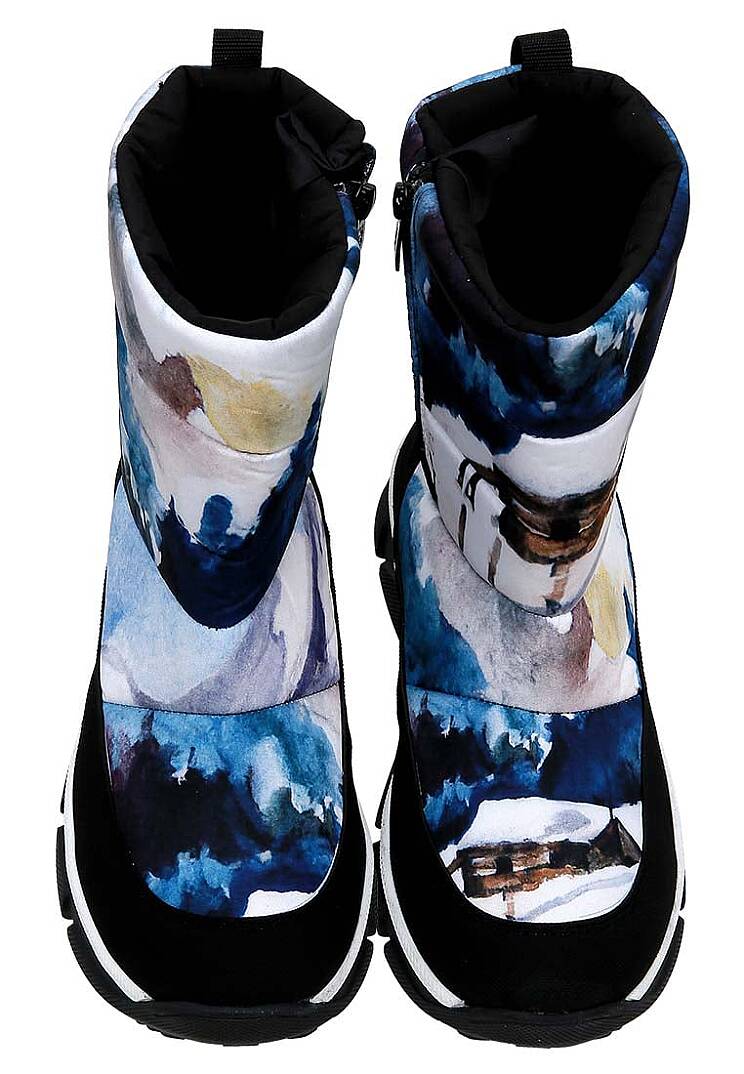 Kadın Vegan Çok Renkli Bot - Snow And Ink Tasarım - 3
