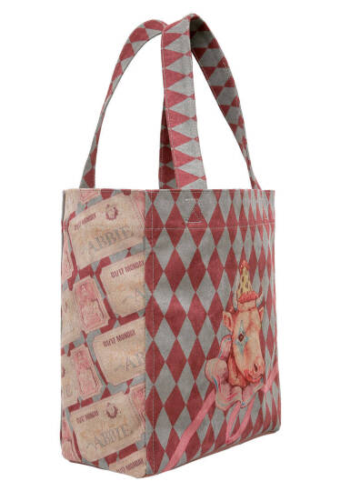 Kadın Vegan Çok Renkli Large Tote Bag - Abbie Tasarım - 5