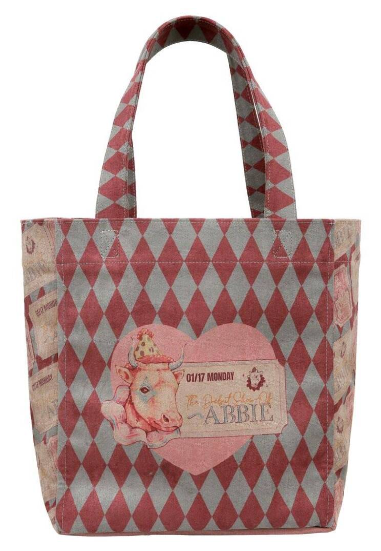 Kadın Vegan Çok Renkli Large Tote Bag - Abbie Tasarım - 6