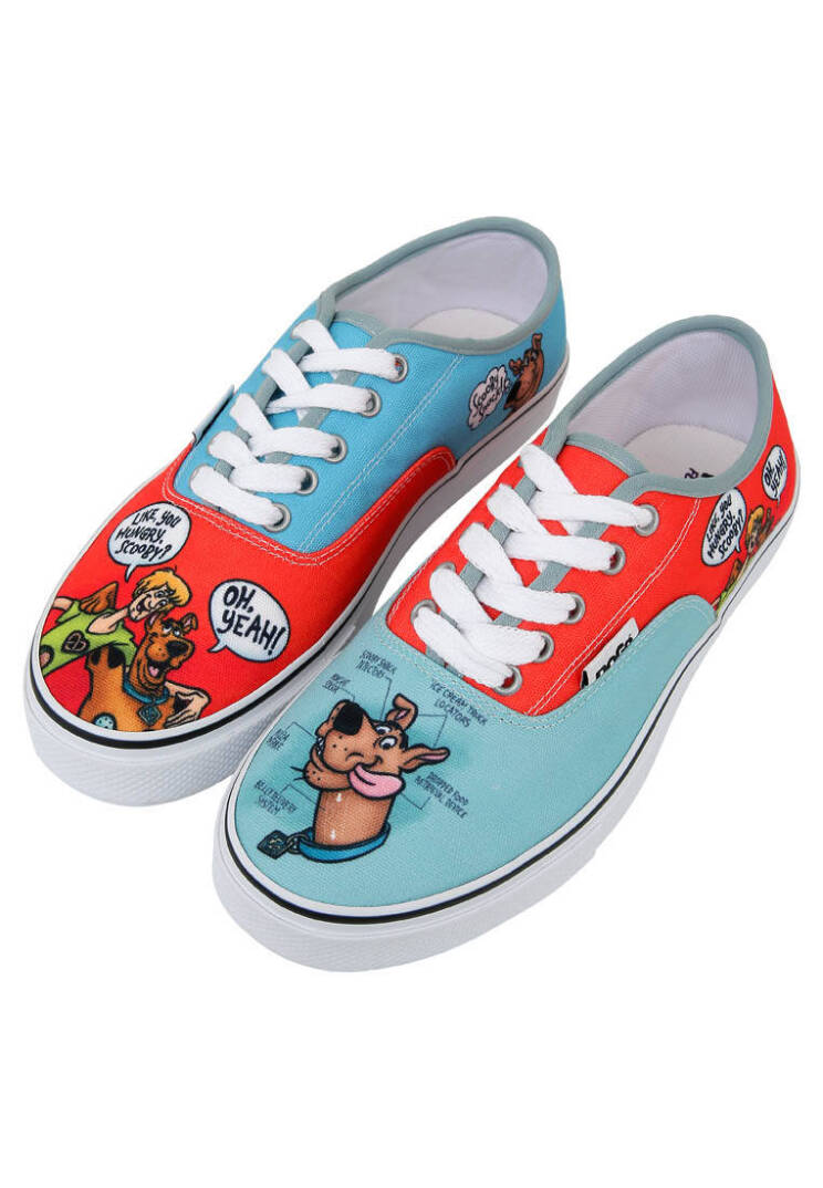 Kadın Vegan Çok Renkli Sneakers - Warner Bros Hungry Doo Scooby Doo Tasarım - 1