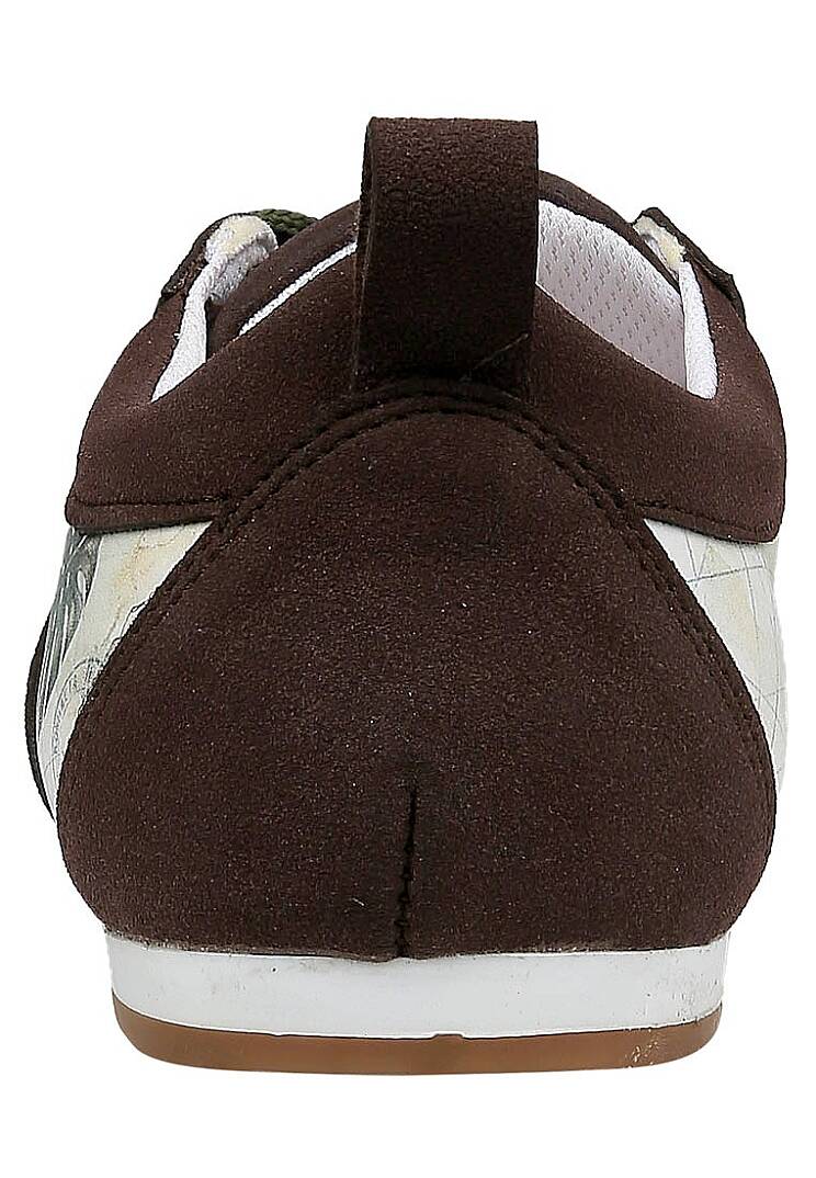 Kadın Vegan Deri Bej Sneakers - Ink and Pictures Tasarım - 8