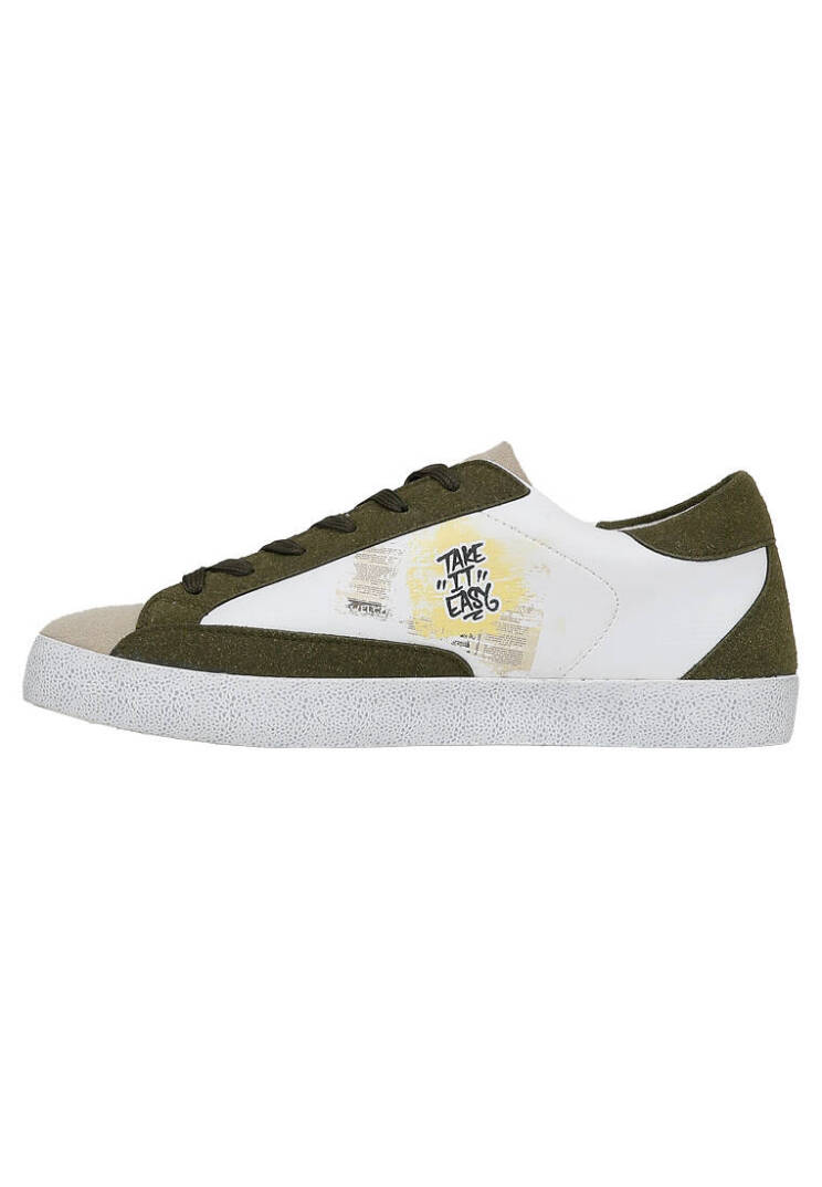 Kadın Vegan Deri Beyaz Sneakers - Apollo Tasarım - 6