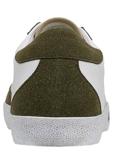 Kadın Vegan Deri Beyaz Sneakers - Apollo Tasarım - 8