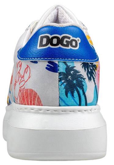 Kadın Vegan Deri Beyaz Sneakers - Azur Tasarım - 7