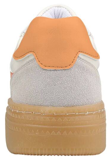 Kadın Vegan Deri Beyaz Sneakers - Warner Bros Looney Tunes Bugs Bunny Hop into Nature Tasarım - 5
