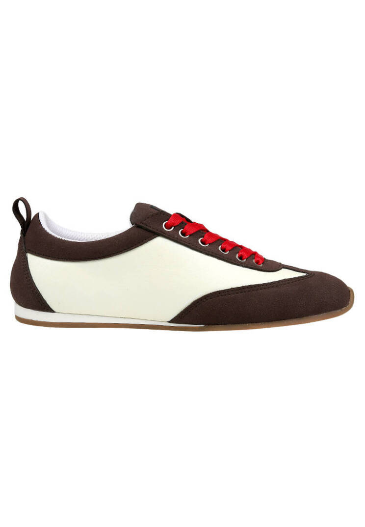 Kadın Vegan Deri Krem Sneakers - Warner Bros Looney Tunes Tom & Jerry Tasarım - 9