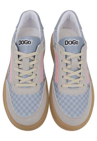 Kadın Vegan Deri Mavi Sneakers - Break the Silence Tasarım - 2