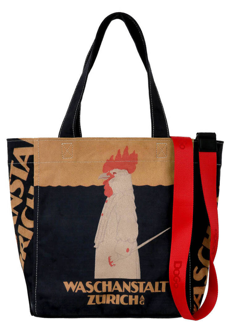 Kadın Vegan Deri Siyah Large Tote Bag - Outfit of The Day Tasarım - 1