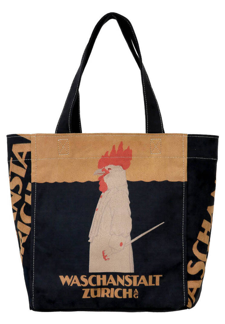 Kadın Vegan Deri Siyah Large Tote Bag - Outfit of The Day Tasarım - 3