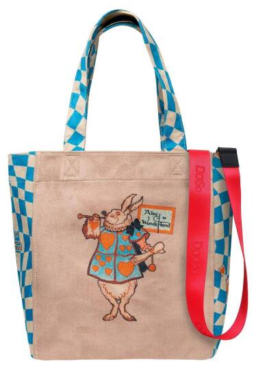 Kadın Vegan Kahverengi Large Tote Bag - Alice in Nowhere Tasarım (1)
