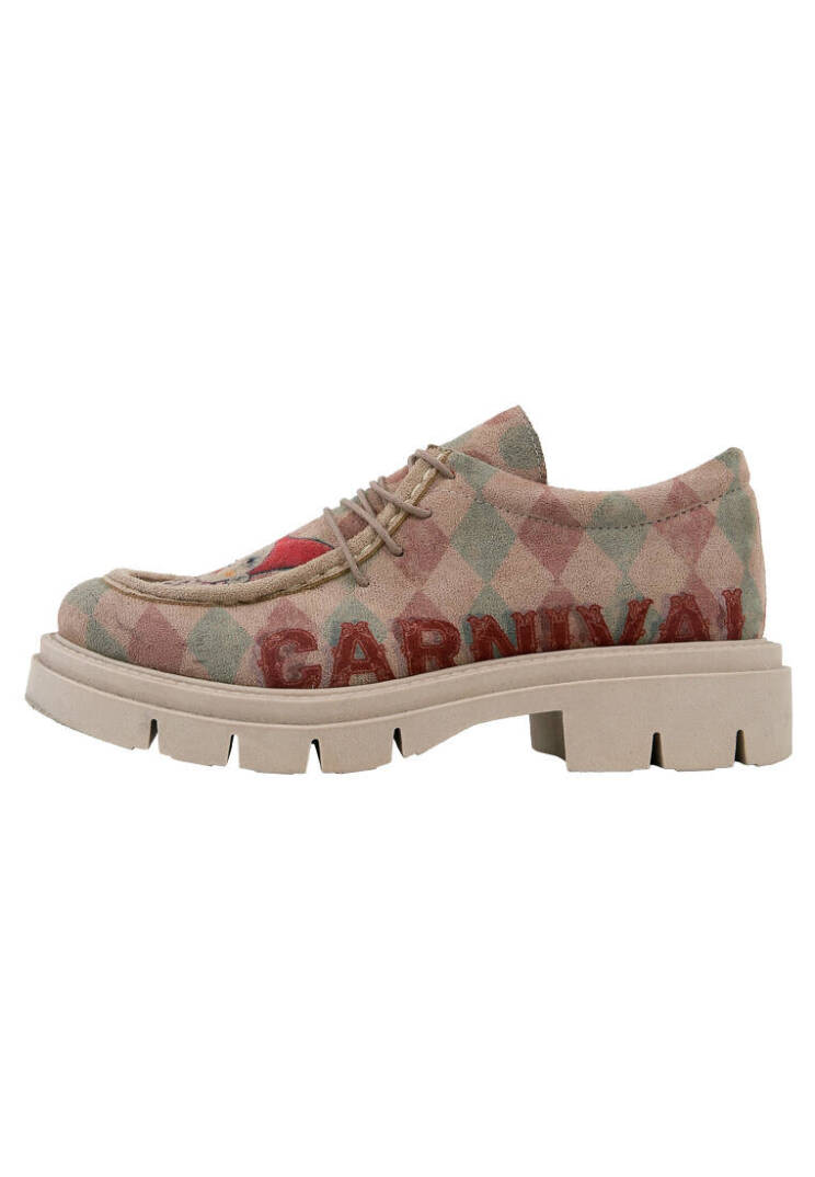 Kadın Vegan Krem Loafer - Carnival Tasarım - 3