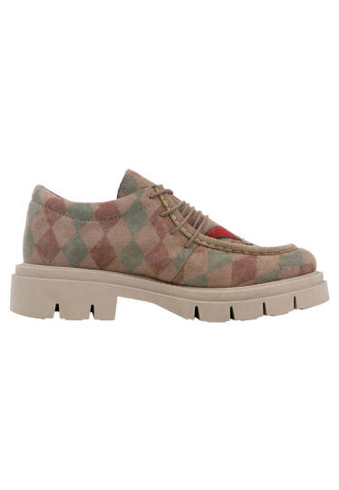 Kadın Vegan Krem Loafer - Carnival Tasarım - 4