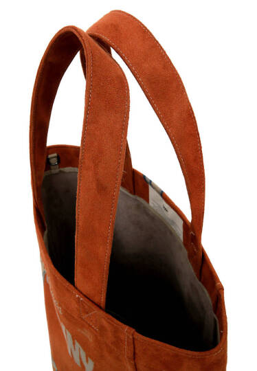 Kadın Vegan Turuncu Large Tote Bag - Warner Bros Red Hot Bunny Tasarım - 7