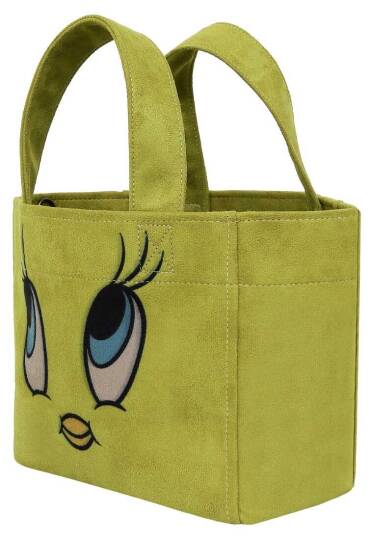 Kadın Vegan Sarı Medium Tote Bag - Warner Bros Tweety Good Vibes Only Tasarım - 6
