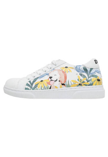 Kids Vegan Leather White Casual Sneakers - Oh The Bliss