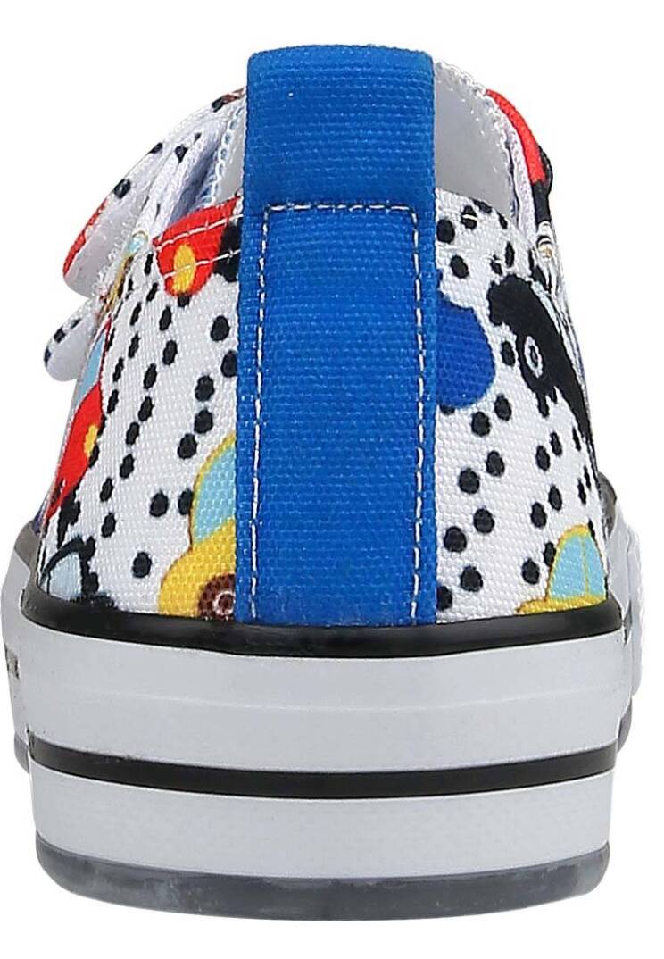 Unisex Kids Vegan Light-Up Velcro White Sneakers - Just Go Somewhere - 5