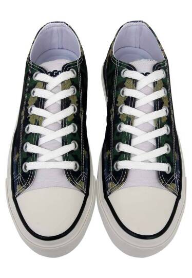 Men Vegan Grey Sneakers - Star Eagle - 2