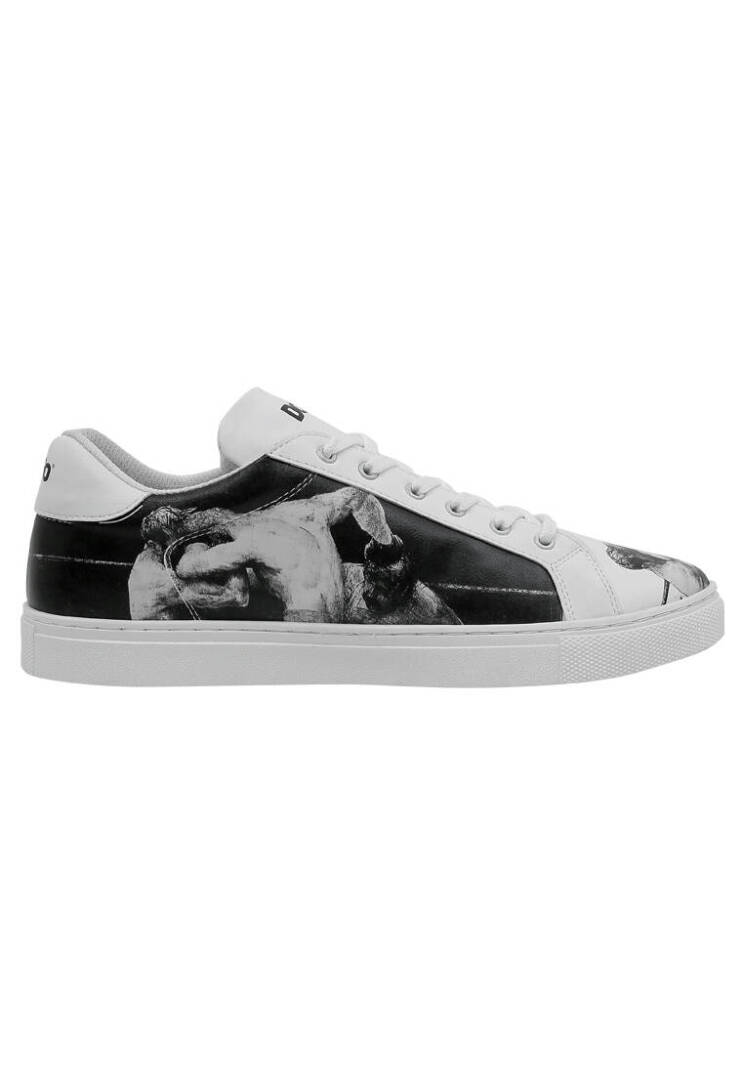Men Vegan Leather White Sneakers - Champion - 3