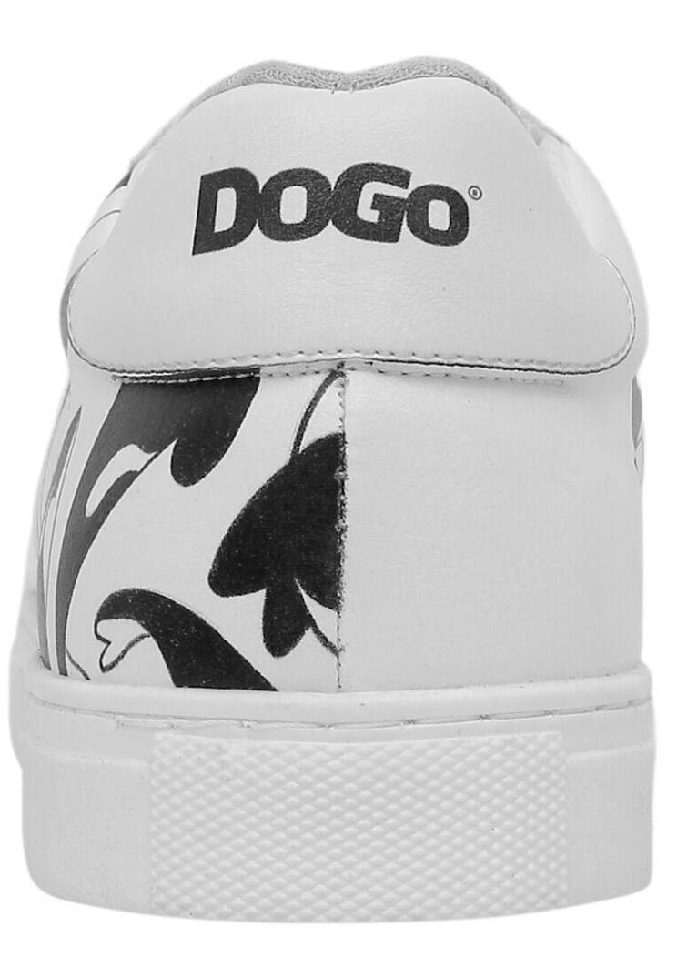 Men Vegan Leather White Sneakers - Flowing Orca - 5