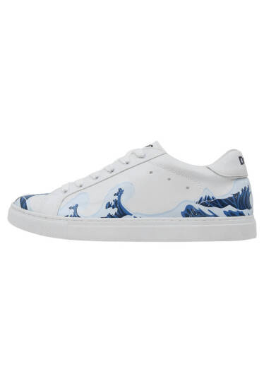 Men Vegan Leather White Sneakers - Lighthouse - 4