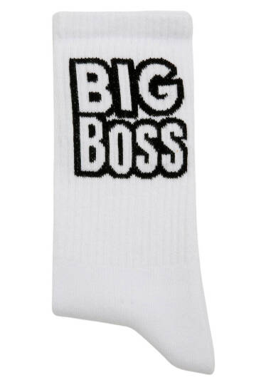 Носки Унисекс из Веганских Материалов Белые - Big Boss - 3