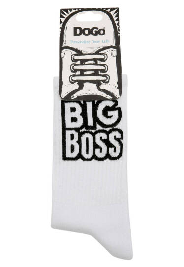 Носки Унисекс из Веганских Материалов Белые - Big Boss - 5