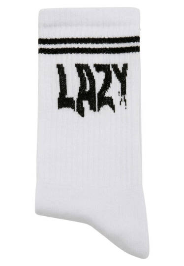 Носки Унисекс из Веганских Материалов Белые - Lazy - 3