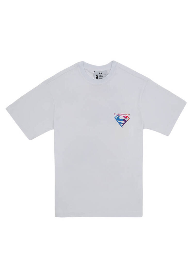 Белая Футболка Unisex Vegan Warner Bros - My Hero Since Forever Superman - 2