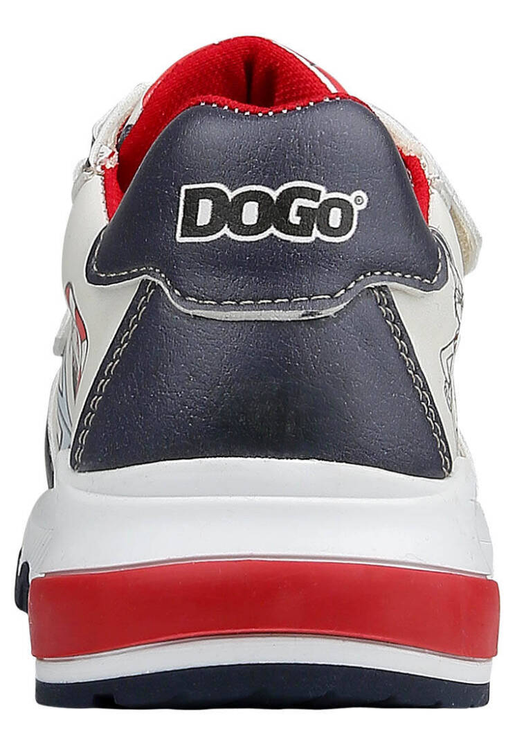Unisex Çocuk Vegan Deri Cırt Cırtlı Lacivert Sneakers - Warner Bros Marine Tunes Looney Tunes Tasarım - 8