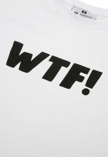 Unisex Vegan Beyaz T-Shirt - WTF Tasarım - 2