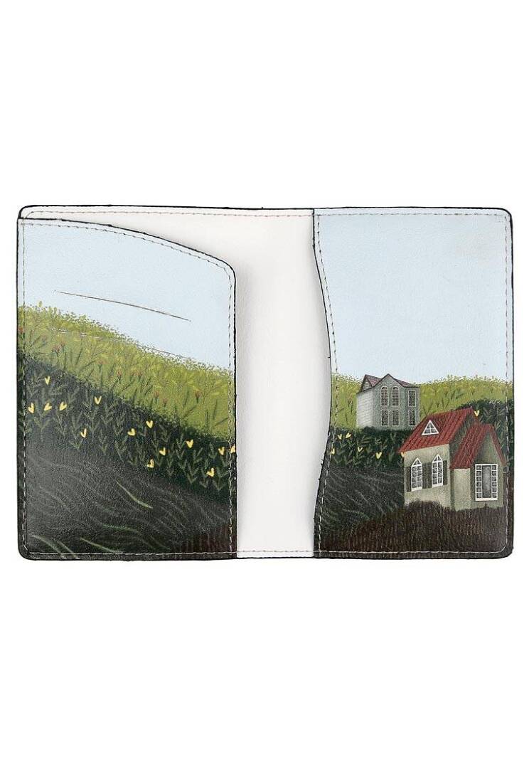 Unisex Vegan Green Passport Holder - Going on an Adventure - 4
