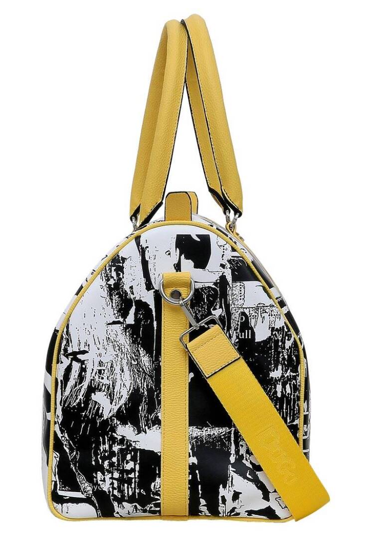 Unisex Vegan Leather Multicolor Travel Bag - Achso - 5
