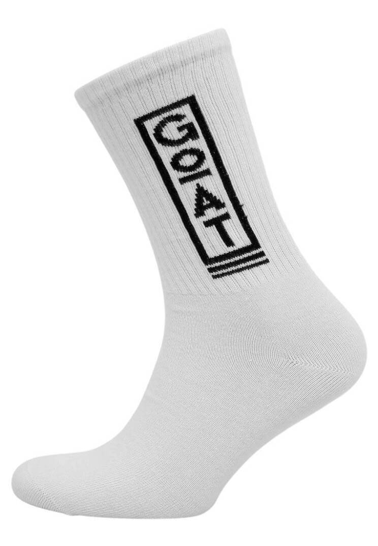 Unisex Vegan White Socks - Goat - 2
