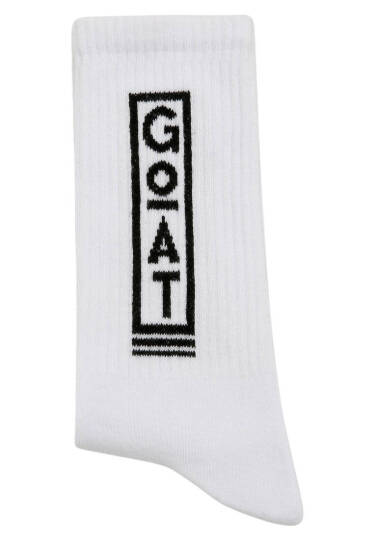 Unisex Vegan White Socks - Goat - 3