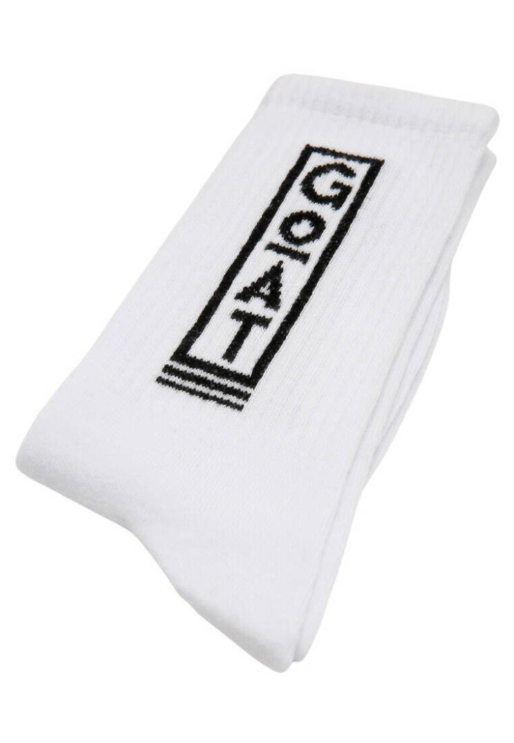 Unisex Vegan White Socks - Goat - 4