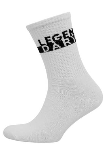 Unisex Vegan White Socks - Legendary - 2