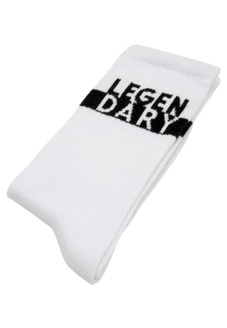 Unisex Vegan White Socks - Legendary - 4