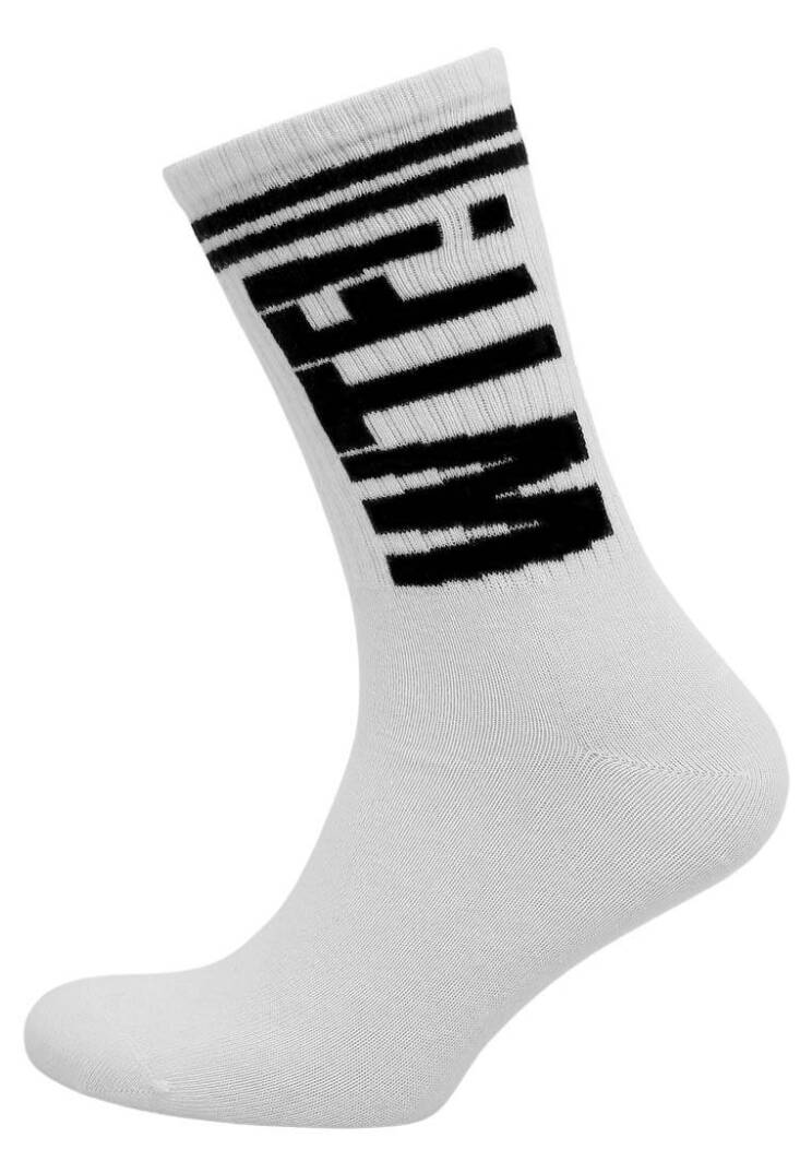 Unisex Vegan White Socks - WTF - 2