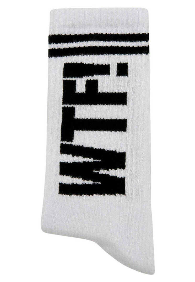 Unisex Vegan White Socks - WTF - 3