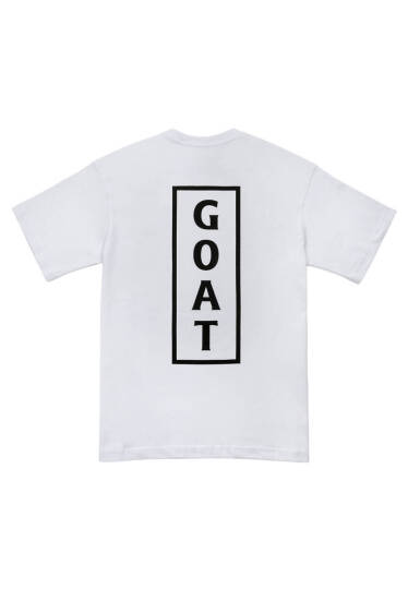 Unisex Vegan White T-Shirt - Goat - 4