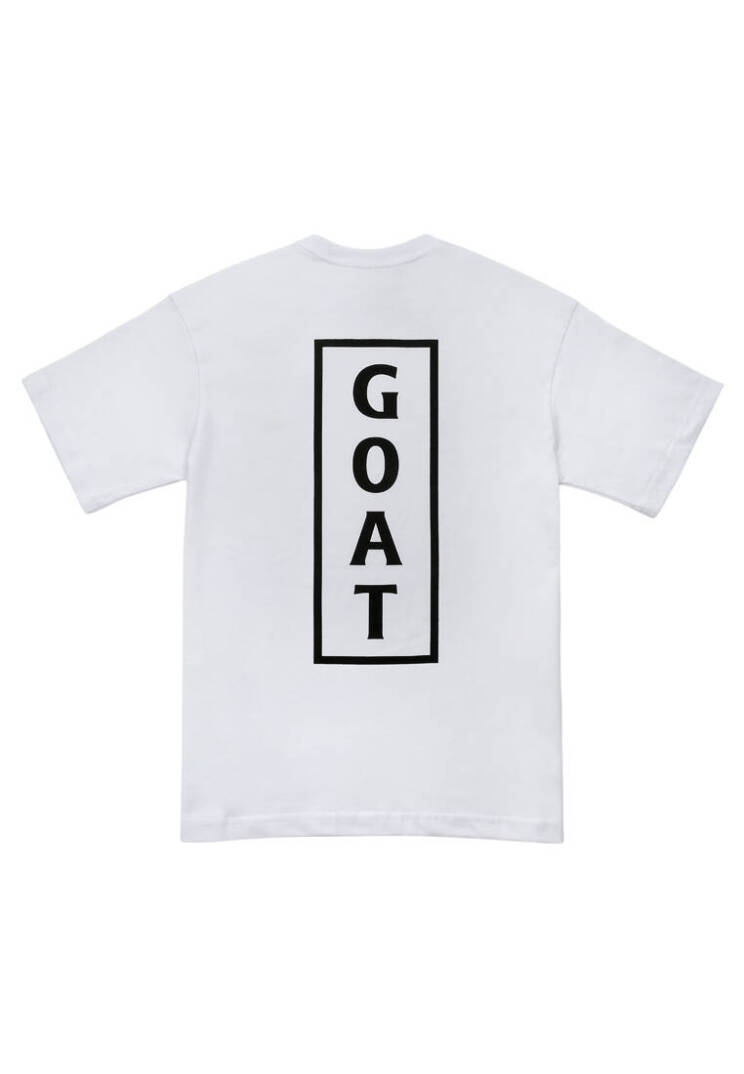 Unisex Vegan White T-Shirt - Goat - 4