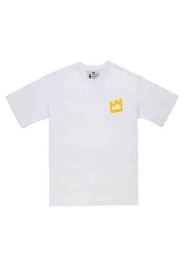 Unisex Vegan White T-Shirt - No More Drama - 3